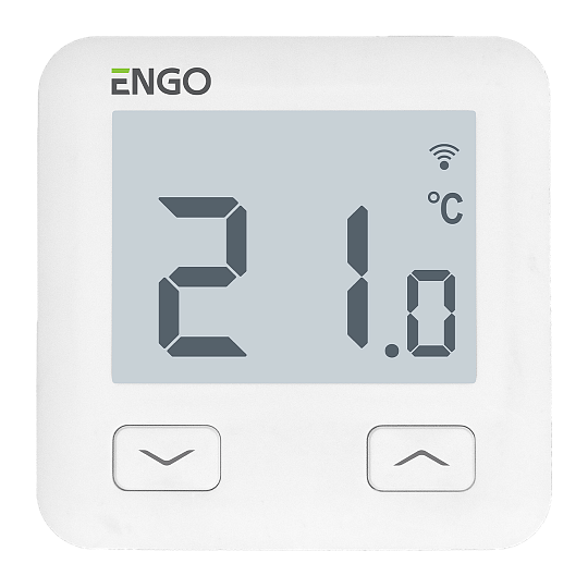 Термостат комнатный ENGO встраиваемый, программируемый, с дисплеем, WiFi, Salus